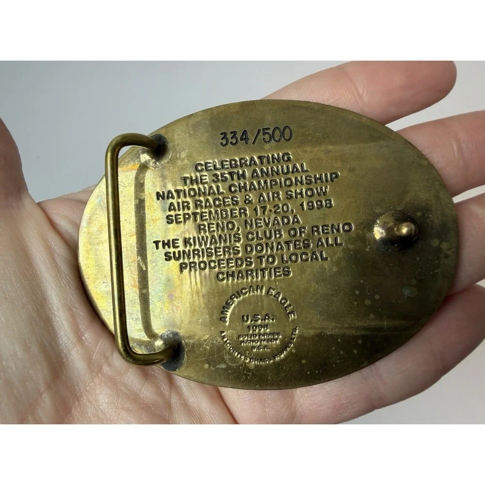 1998 Reno Air Races‎ 35th Anniversary National Championship Belt Buckle